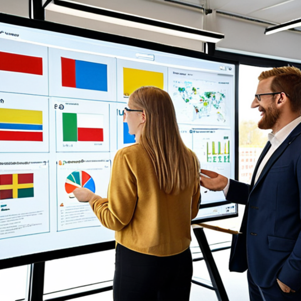 **

Prompt: A modern, open-plan office in Stockholm, bathed in natural light. Diverse team collaborating around a digital whiteboard displaying data visualizations. People are smiling and engaged. Focus on transparency and communication.  A Swedish flag subtly present.  Corporate office setting. High resolution.

**